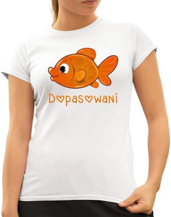 Dopasowani (ryba) - damska koszulka z nadrukiem