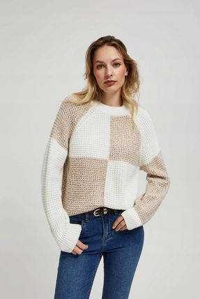 Sweter z geometrycznym wzorem XL od Moodo