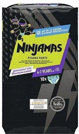 Procter&Gamble Pampers Ninjamas Chłopiec Pieluchomajtki 4-7 Lat 10szt.
