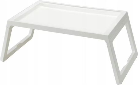Ikea Klipsk stolik tacka Biały pod laptop do łóżka