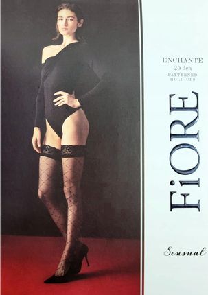 FIORE ENCHANTE Pończochy 20 DEN 3-M/black