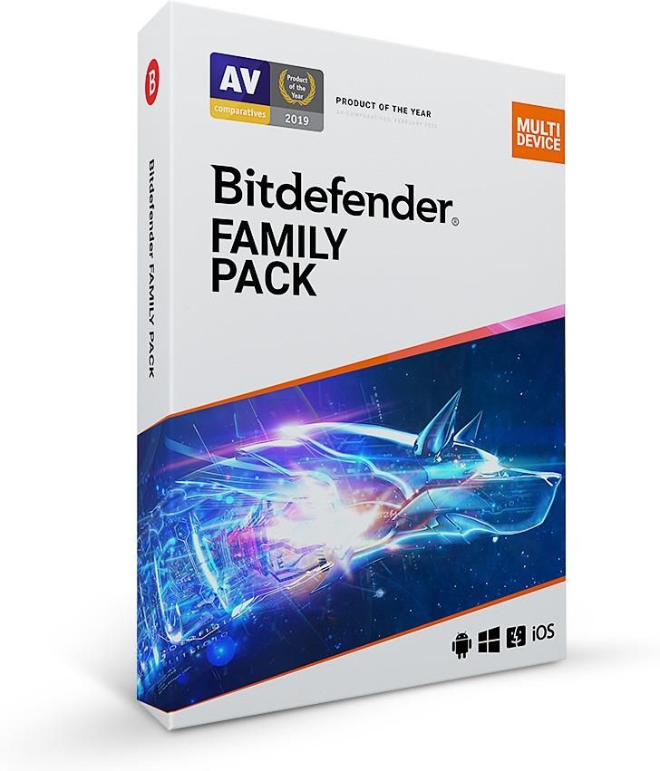 Bitdefender Family Pack 15 stanowisk 3 lata kontynuacja licencji