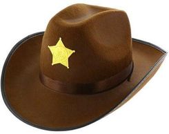 Zdjęcie Twojestroje Kapelusz Szeryf Kowboj Brązowy - Miechów
