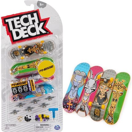 Zestaw Tech Deck Fingerboard 4-Pak Asortyment