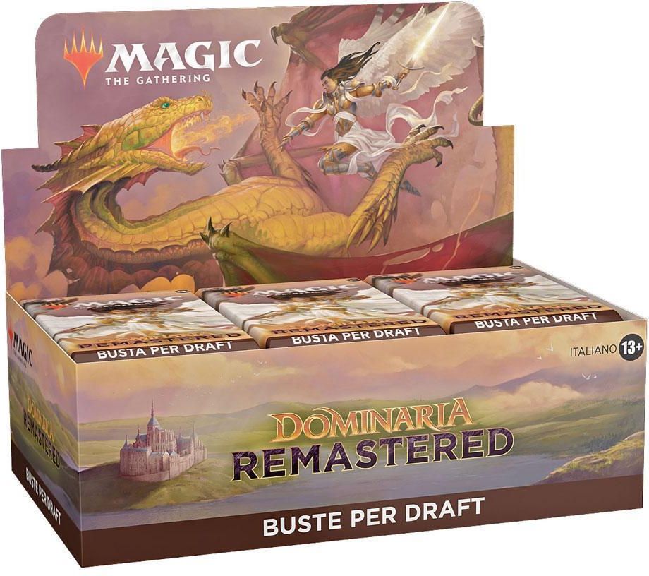Wizard Box Wizards of the Coast Magic the Gathering Dominaria Remastered Draft ...