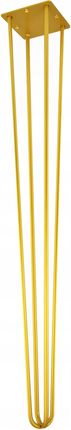 Noga Metalowa Złota Stół 36,5cm Hairpin 4 Pręty