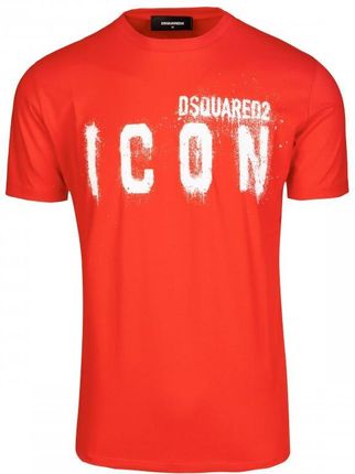 DSQUARED2 włoski t-shirt koszulka ICON RED