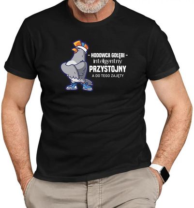 Hodowca gołębi - inteligentny, przystojny, a do tego Zajęty - męska koszulka z nadrukiem