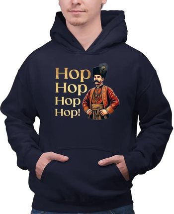 Hop, hop, hop,hop v2 - męska bluza z nadrukiem dla fanów serialu 1670