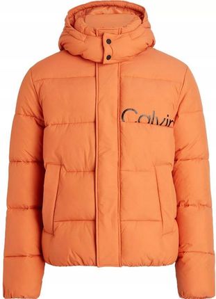 Calvin Klein Jeans kurtka J30J323708 Sec pomarańczowy S