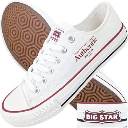 Trampki Męskie Big Star białe Klasyczne tenisówki Stylowe buty NN174057 41