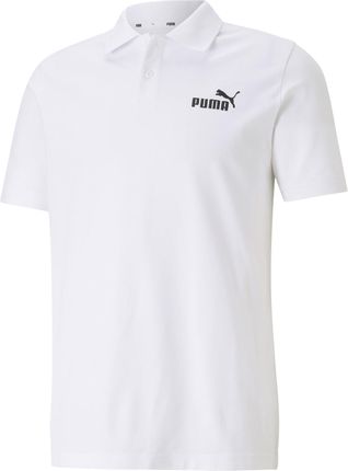 Puma koszulka męska biała polo z kołnierzykiem małe logo 586674 02 r. XXL