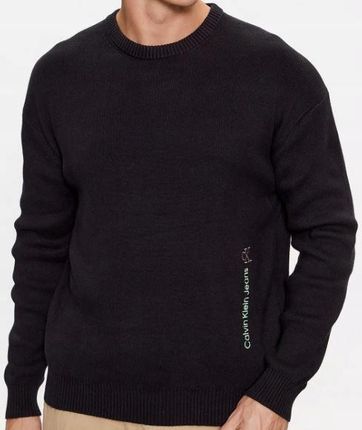 Calvin Klein Jeans sweter J30J323977 Beh czarny S