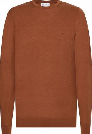 Calvin Klein sweter K10K109474 Kcu brązowy L