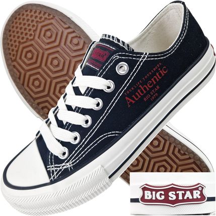 Trampki Męskie Big Star czarne Klasyczne tenisówki Stylowe buty NN174056 41
