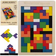 Zdjęcie Kruzzel Układanka Drewniana- Puzzle/ Tetris 22667 - Tychy
