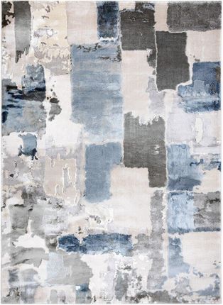 Hakano Dywan Krótkowłosy Elija Abstract 9 Kolor Szary 160X230 Rug Lu Abstract9 Grey+Blue