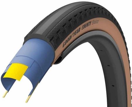 Goodyear County Ultimate Tubeless Complete 650Bx50 27.5X2.0/50-584 K. Blk/Tan
