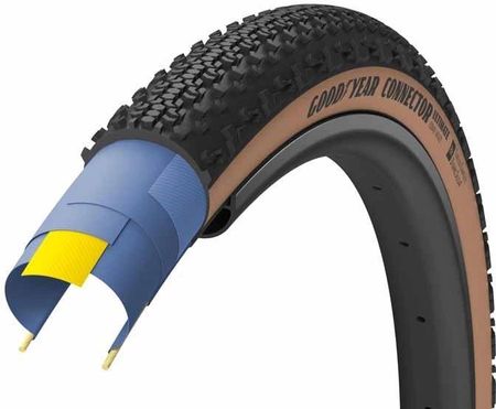 Goodyear Connector Ultimate Tubeless Complete 700X45/45-622 K. Blk/Tan