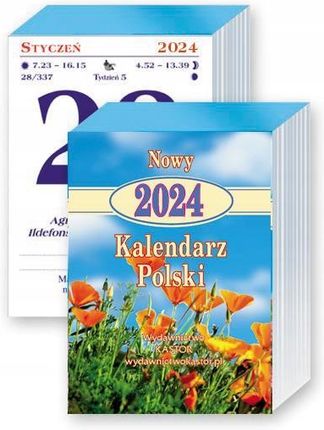 Kalendarz dzienny, 2024, Zdzierak Nowy Kalendarz Polski