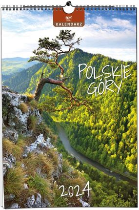 Kalendarz ścienny 2024 miesięczny B3 EV-CORP Polskie Góry