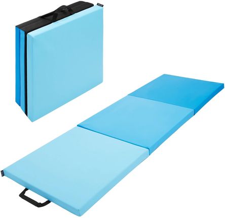 materac gimnastyczny 4Fizjo 180x60x5 cm niebieski