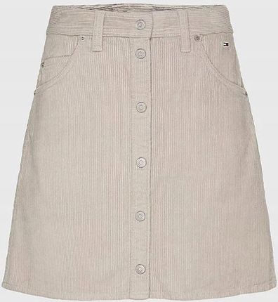 Tommy Jeans spódnica Tjw Corduroy Mini beżowy XL