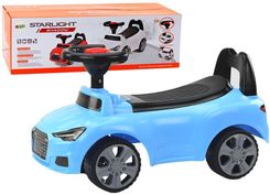 Lean Toys Samochód Jeździk Z Oparciem Qx-3396 Klakson Schowek Niebieski