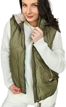 Krótki damski bezrękawnik kamizelka PLUS SIZE LILY