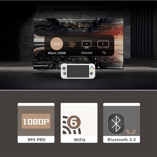 Retroid Pocket 4 Pro, 4.7″ Touchscreen, 8GB RAM 128GB