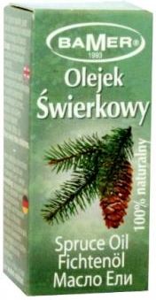 BAMER Olejki eteryczne naturalne do saunymasaży kąpieli inhalacji Świerkowy