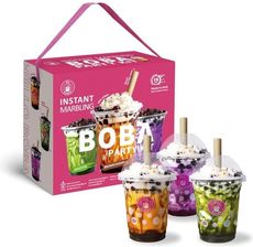 O'S Bubble Zestaw Tea Boba Party Kit 360g 6 Kubków
