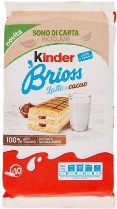 Kinder Biszkopt Ferrero Brioss Latte & Cacao Mleko I Kakao 10szt. 280g