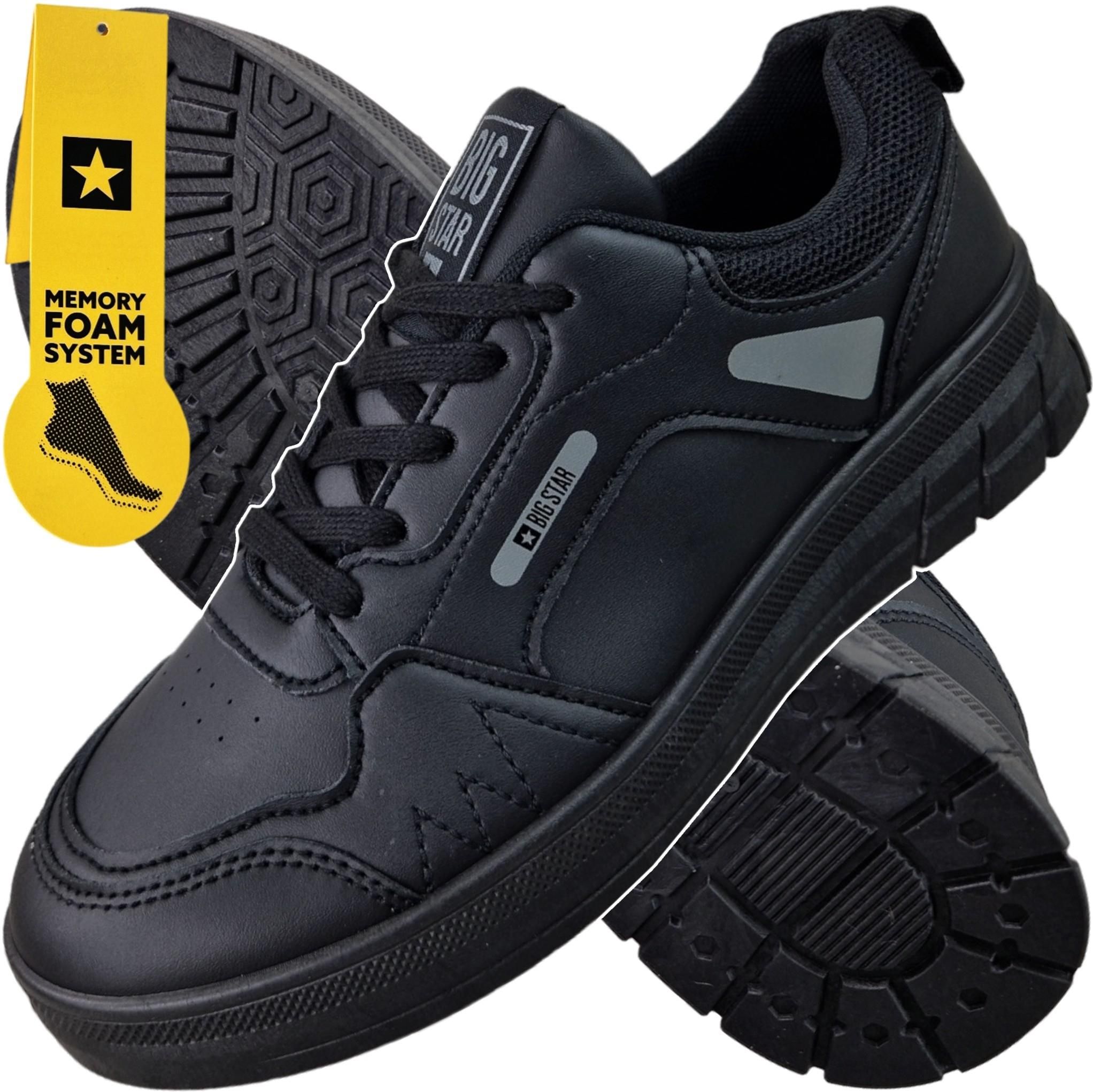 なお Damskie Niskie Sneakersy Z Eko Skóry Big Star OO274028 Biało