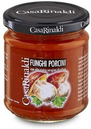 Casa Rinaldi Włoski Sos Pomidorowy Z Grzybami Porcini Do Makaronu 190g