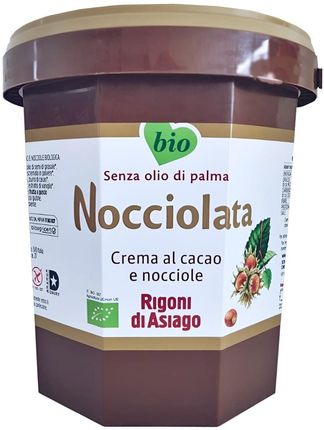 Rigoni Di Asiago Krem Z Orzechów Laskowych I Kakao Bezglutenowy Bio 2,5kg Nocciolata