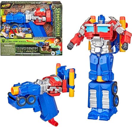 Nerf Transformers Rise Of The Beasts 2W1 Optimus Prime F3901