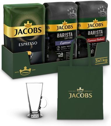 Jacobs Zestaw Espresso 3X1kg Ziarnista