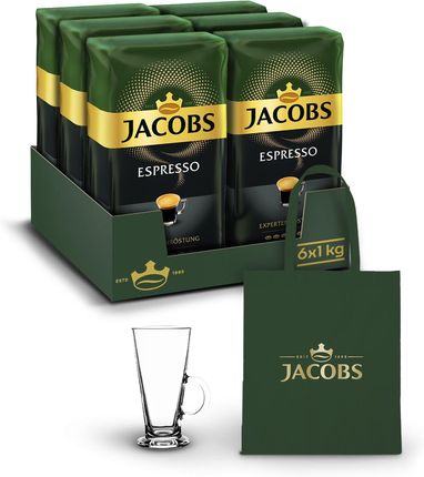 Jacobs Zestaw  Ziarnista Espresso 6X1kg