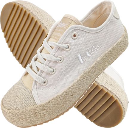 Trampki Damskie Lee Cooper beżowe Stylowe espadryle Sneakersy buty 2191L 40