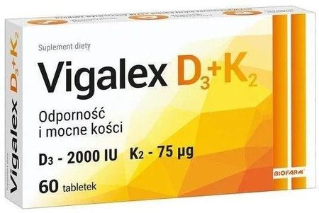 Biofarm Vigalex D3 + K2 60tabl.