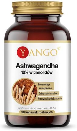 Yango Ashwagandha 10% witanolidów 90kaps