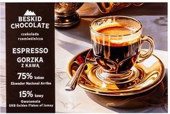 Zdjęcie Beskid Chocolade Chocolate Gorzka Espresso 75% 70g - Chorzów