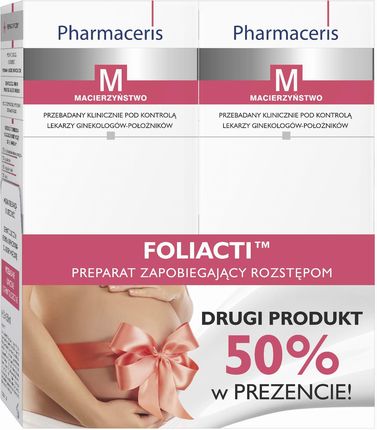 Pharmaceris M Zestaw Foliacti Preparat Zapobiegający Rozstępom 2x150ml