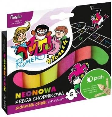 Kreda Chodnikowa Neon Tytus 6 Kolorów Fiorello