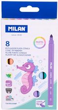 Zdjęcie Milan Flamastry 8 Pastelowych Kolorów W Kartonowym Opakowaniu - Bochnia