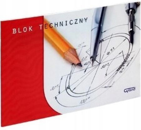 Interdruk Blok Techniczny A4 10 Kartek Kolorowy