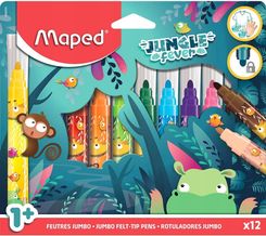 Zdjęcie Maped Flamastry Jumbo Jungle Fever 12Szt. - Bochnia