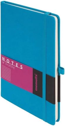 Notes Memofix A5 Kratka Turkusowy