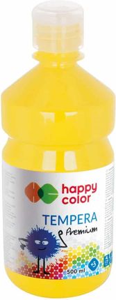 Happy Color Farba Tempera Premium 1L Żółta